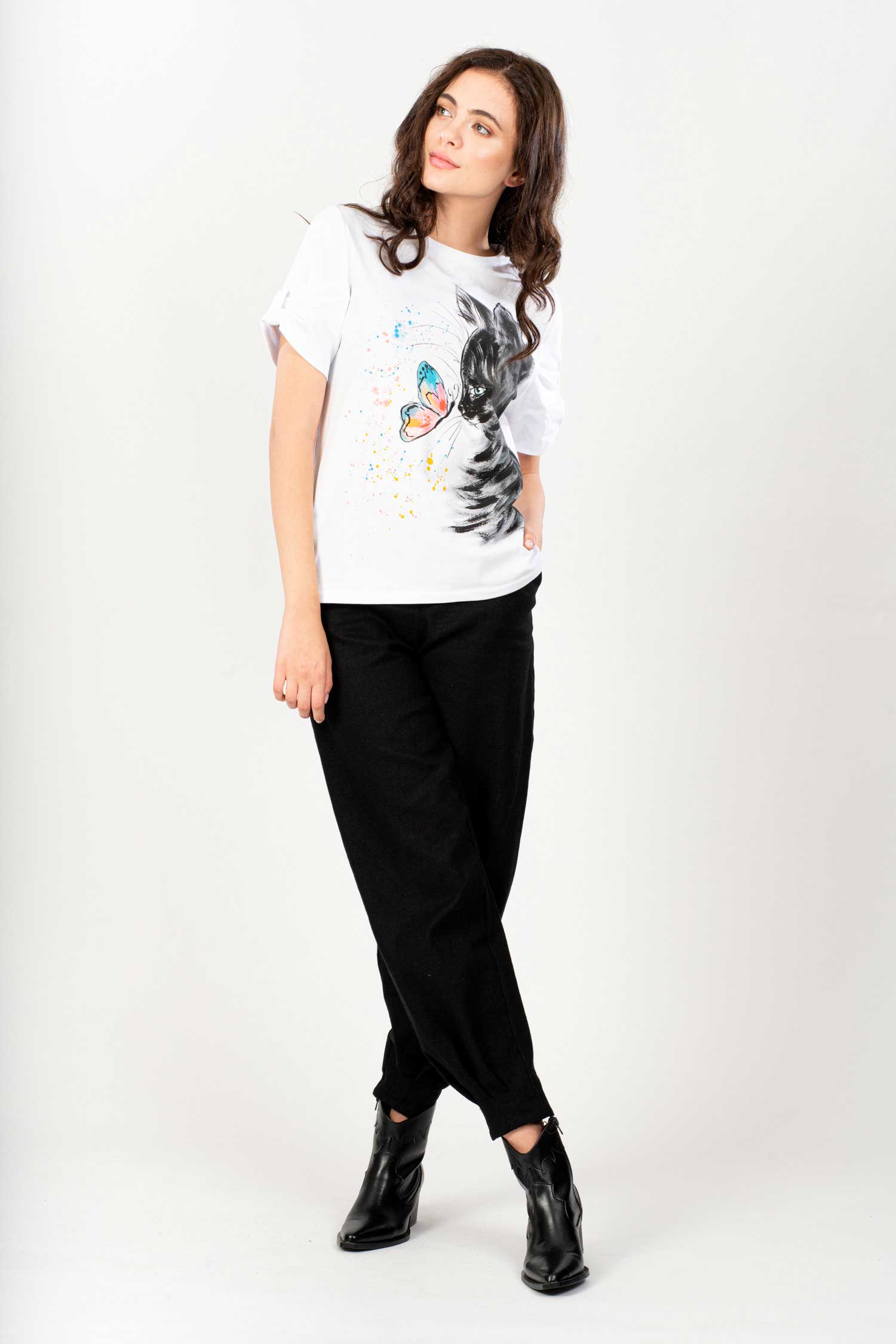 tricou-pictat-pisica-indira-1