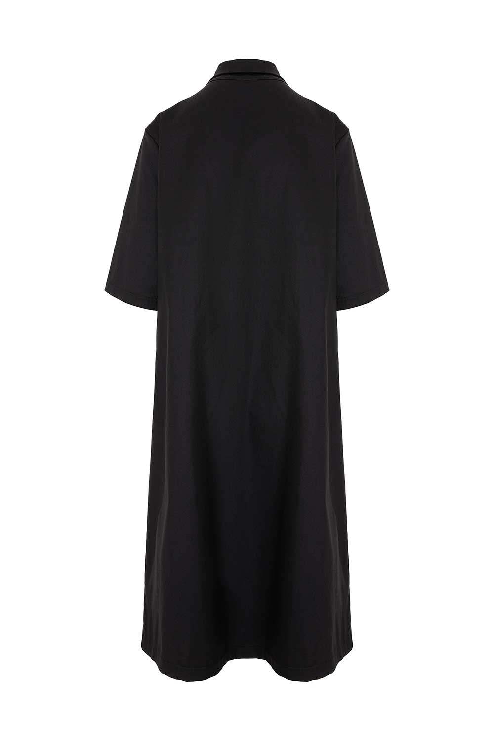 Rochie cămașă pictată păpădie “Antares” - imagine 4