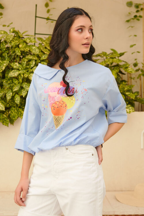 bluza-bleu-guler-asimetric-inghetata-maldi-0