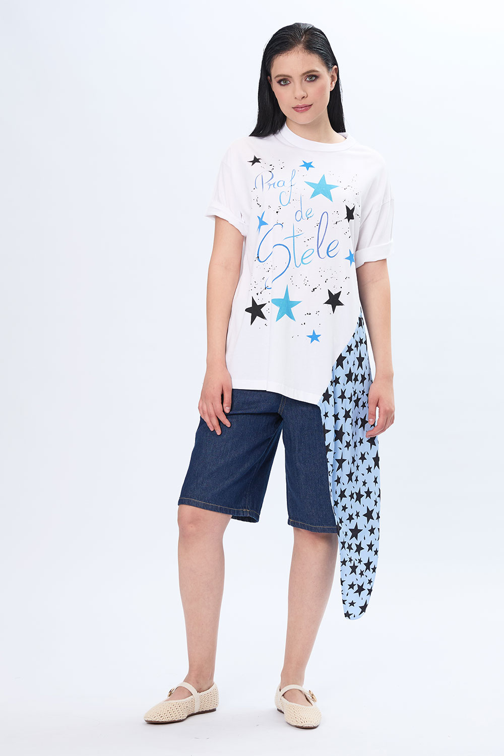 tricou-oversized-asimetric-pictat-manual-stele-1